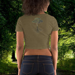 StarPlayer Crop Tee Tree